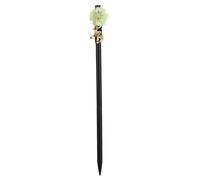 LALADEFIEE Wooden Flower Pattern Hairpin Simple Hair Clip for Women and Retro Chinese Style Hair Accessory for Parties Weddings Casual Wear Black