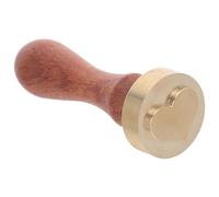 LALADEFIEE Wooden Handle Brass Ice Stamp Heart Shaped for Whiskey Glasses - Ice Decoration Tool for Home Bars and Party Bartenders 1.26inch