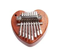 LALADEFIEE Wooden Kalimba Keys Thumb Piano Mini Finger Piano Musical Instrument Supply for Home Playing Wood Crafted