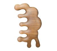 LALADEFIEE Wooden Wide Tooth Massage Comb for Scalp Care Anti-hair Loss Treatment Natural Material for Daily Relaxation and Hair Growth for