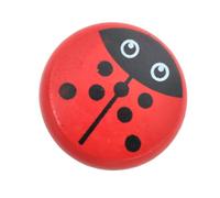 LALADEFIEE Wooden Yo-yo with Ladybird Design Portable Small Sturdy Wood Construction Impact Resistant Insect Plaything for Boys and Early Education Fun