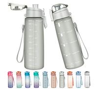 Lalafancy Motivational Water Bottle 900ml with Time Marker, BPA Free Tritan Plastic Drinks Bottles, Leak Proof Gym Bottle for Fitness, Outdoor, Camping, Sports, Cycling, Yoga