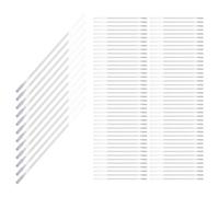 LALAFINA 100 PCS Heat Erasable White Fabric Marker Pen Refills Thermal Disappearing Ink Chalk for Sewing Tailoring Quilting Washable Textile Markers for Dressmaking and Embroidery