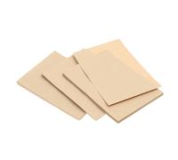 LALAFINA 100 Sheets A5 Vintage Lined Kraft Letter Paper with Smooth Writing Surface for Calligraphy and Graffiti, Retro Khaki Stationery Paper for Notes