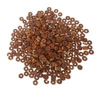 LALAFINA 1000pcs Jewelry Crafts Beads DIY Beads Coffee Wooden Novelty Shape Safe and Reliable Not Easy to Break for Jewelry Making Projects