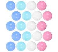LALAFINA 100pcs Macaron Color Play Pit Balls Soft Thick Plastic Spheres for Indoor Outdoor Playhouse Pool Party Decoration