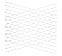 LALAFINA 100pcs Plastic Rivet Binding Tubes for Document Pressing 5.2x500mm White Plastic Binding Tubes and Arranging Large Numbers of Papers