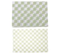 LALAFINA 100pcs Sage Green Tissue Paper with Elegant Sage Check Pattern, Soft Matte Finish Paper Sheets 14x20 Inch for Wrapping Candles and Gift Baskets, Decorative Green Gift Wrap Tissue