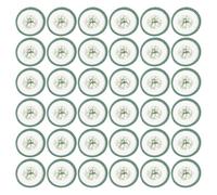 LALAFINA 100pcs Spa Cooling Eye Pads Cucumber Print Eye Patches Eyelash Pad Disposable Vegetable Eye Patches Non- woven Eye Masks Paper for Home Travel Salon