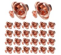 LALAFINA 100sets Butterfly Enamel Pin Metal Pin Locks Butterfly Clutch Backings for DIY Crafts and Everyday Wear