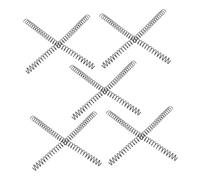 LALAFINA 10pcs Binding Coils for Notebook Spiral Binding Coils 16mm Black Plastic Reusable Easy Removal Universal Compatibility for School Notebook Binder Students and Professionals