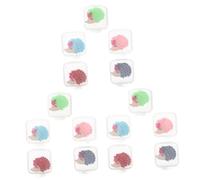 LALAFINA 10pcs Detachable Magnetic Needle Case for Cross Stitch Cute Hedgehog Design for Embroidery Needlework Supplies and Needle Holder Magnet for Sewing