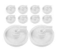 LALAFINA 10pcs Dishwasher Replacement Wheels Durable Plastic Rollers for Smooth Operation Compatibility for Easy DIY Installation Precision Manufactured for Various Models