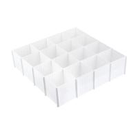LALAFINA 10pcs Drawer Organizers Drawer Classification Boards Plastic White 38x7cm Create Compartments Neat and Tidy Storage for Home