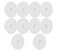 LALAFINA 10pcs Reusable Sticky Lint Roller Covers for Pet Hair Remover, Portable Plastic Protective Caps for Clothes, Carpets, Car Seats, Pet Hair Removal Accessories