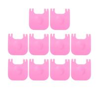 LALAFINA 10Pcs Small Pet Cage Clips Buckles with 2 Red Fixing Clips for Rabbit Hamster Guinea Pig Wire Crate Fasteners DIY Cage Lock Accessories for Chicken Coop Fence