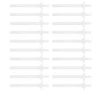 LALAFINA 110pcs Nose Hair Wax Applicators Waxing Applicator Sticks Pp Material White Color No Burr Nostril Cleaning Suitable for Men and Women Daily Nostril Cleaning