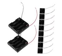 LALAFINA 12 Pcs Battery Holder Case for Small Electronic Projects Durable Plastic Battery Box for Classroom Experiments Portable and Easy to Install for DIY Innovation