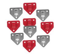 LALAFINA 12pcs Fire Extinguisher Wall Mount Bracket Hook Triangular Design for Home Use Sturdy Construction Efficient Space Utilization Easy Installation