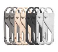 LALAFINA 12pcs Metal Zipper Pull Replacement for Handbags Luggage Backpacks Jackets Detachable Zipper Heads in Gold Silver Gun Black for Versatile Use