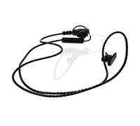 LALAFINA 1pc Radiation Acoustic Tube Earpiece Wired Headset for Communication Noisy Environments for Security Restaurants and Bars