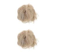 LALAFINA 2 Packs Bird Nesting Material for Canaries and Small Birds, Soft Bedding Pad Made of Jute Silk, Twine, Raffia, Wool and Cotton, for Nest Building and Garden Use
