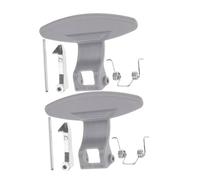 LALAFINA 2 Sets Replacement Washing Machine Door Lock Handle Hook for Drum Washer Lid Switch Parts Compatible with General Grey