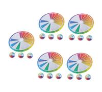 LALAFINA 20 Pcs International Standard Gradient Color Wheel Paint Mixing Guide Chart for Artists Designers Nail Art Students Creative Learning Tool