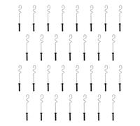 LALAFINA 20 Pcs Stainless Steel Pigment Stirrer Head Replacement for Artists High Performance Portable Pigment Mixer Tool with Convenient Use and Random Colour for Painting Random Color