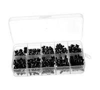 LALAFINA 200 Pcs Micro Tactile Push Button Switch Kit with Pin Momentary Touch for Electronics Prototyping Breadboard Projects Industrial Control and Home Appliance Repair