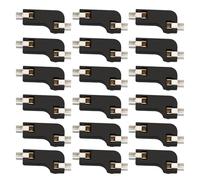 LALAFINA 20pcs Hot Swappable Pcb Socket Keyboard Hot Swap Board Computer Accessory Abs Material and Two Clamps for Professional Mechanical Keyboard Modification
