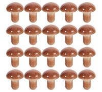 LALAFINA 20pcs Multi-function Mushroom Decor Photo Props with Simple Realistic Design Foam Material Mushroom Shape Using Time Easy to Clean Decorative Still Life for Supermarket