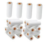 LALAFINA 20pcs Small Mini Paint Roller Kit for Home Interior Painting Sponge Rollers for Walls and Ceilings Embossed Fingertip Brush for Precision and Efficient Coverage