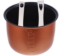 LALAFINA 2l Replacement Inner Pot for Rice Cooker Non-Stick Aluminum Alloy Secure Convenient to Carry for Cooking Dishes in Kitchen Random Style