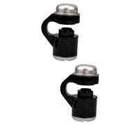 LALAFINA 2pcs 30x Clip-on Microscope Lens Optical LED Magnifier for Smartphones for Macro Photography and Close-up Inspection