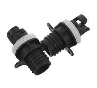 LALAFINA 2Pcs Air Pump Valve Adapter Quick Connect Air Pump Accessories for Inflatable Kayak Boat with Wear Resistant PVC Material, Strong Sealing for Camping by The Sea
