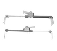 LALAFINA 2pcs Anti-tip Tv Wall Mount Brackets for Flat Screen Tvs and Lcd Monitors, Adjustable Range 14-20 Cm, Iron Material with Easy Installation, Safety Design for Pets