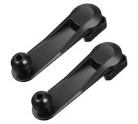 LALAFINA 2pcs Ball Head Extension Rod for Phone Holder Mount Air Vent Compatible Easy Install Bracket Arm for Car Dash Tablet Stand Black Accessories