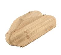 LALAFINA 2pcs Blank Bamboo Hanging Plaques for DIY Crafting, Store Door Signs, Wooden Shop Plaques for Wedding Decoration and Home Décor