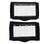 LALAFINA 2pcs Comfortable Polyester Quarterback Play Wristbands with Secure Hook and Loop Closure, Baseball Coaching Accessories for Games and Tennis