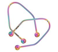 LALAFINA 2pcs Dimple Maker for Cheeks, Stainless Steel Facial Exerciser with Classic Design and Comfortable Fit, Sl nd Stylish Appearance for Women and Men to Create Natural Dimples