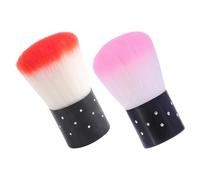LALAFINA 2pcs Fingernail Scrubber Nail Brushes Made of Sturdy Pe Material Convenient Nail Brush That Does Not Hurt Skin Easy to Carry for Manicure