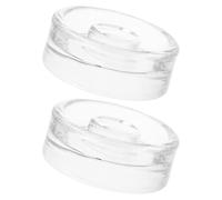 LALAFINA 2pcs Glass Fermentation Weights Wide Mouth Jar Supplies Easy to Clean Versatile Use for Home Canning and Pickling