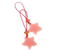 LALAFINA 2pcs Glow in the Dark Star Charms Phone Keychain Pendant Light Up Decoration for Party Backpack