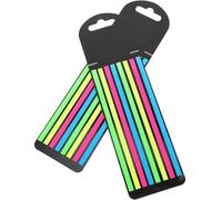 LALAFINA 2pcs Guided Reading Strips Fluorescence Highlight Strips 5.50x0.20x0.04inch Pet Sturdy Exquisitely Crafted Easy to Use Practical Gift for Offices