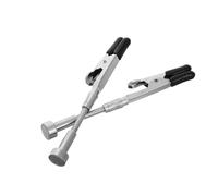LALAFINA 2pcs Helping Hands Tool Clamp Stand with Strong Magnetic Base and Flexible Arms for Stable Clamping Force, for Repairing Mobile Phones and Soldering Electronic Circuit Boards