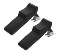 LALAFINA 2pcs Over-Center Draw Latch Lock 96x29x20mm with Fixing Bracket for Storage Rack, Cargo Box, Toolbox and Cabinet Door, Rubber Boat Hatch Latch Replacement for Marine and Industrial