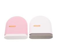 LALAFINA 2pcs Portable Plastic Retainer Case with Pull-out Open Design for Adult Dental Devices and Mouth Guards, Leakproof and Sl races Storage Container for Travel and Office Use