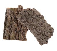 LALAFINA 2pcs Reptile Terrarium Bark Hut for Bearded Dragon Lizard Climbing Platform Pet Habitat Decor Natural Wood Hideout for Exotic Reptiles