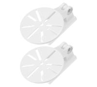 LALAFINA 2pcs Security Camera Wall Mount Bracket Dual Use Heavy-duty Plastic Rack for Indoor Home Surveillance Easy to Install Practical Camera Stand
